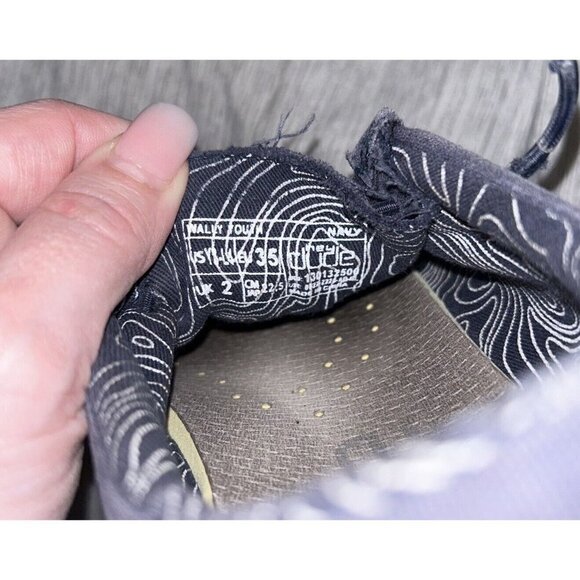 Hey Dude Wally Navy Lightweight Slip On Casual Comfort Shoes Youth Size 3 - Picture 8 of 8